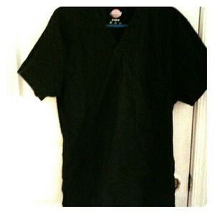 Black scrub top